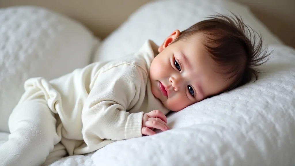 This image shows a baby peacefully sleeping in a soft sleep sack, illustrating choosing the best for 6-12 months.